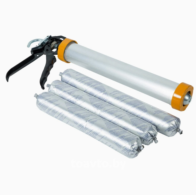 Клей-герметик автомобильный MS120 черный 600 мл УФ-стойкий Минск - изображение 1